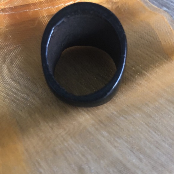 Handmade ohm statement ring - Picture 2 of 5